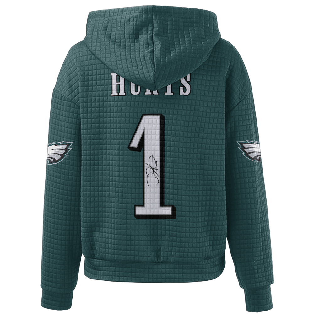 Autographed Unisex Philadelphia J.H 1 Waffle Hoodie