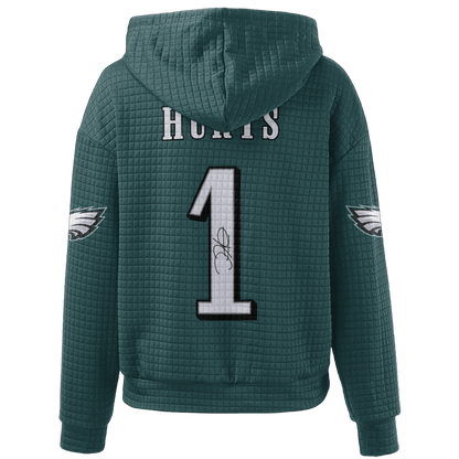 Autographed Unisex Philadelphia J.H 1 Waffle Hoodie