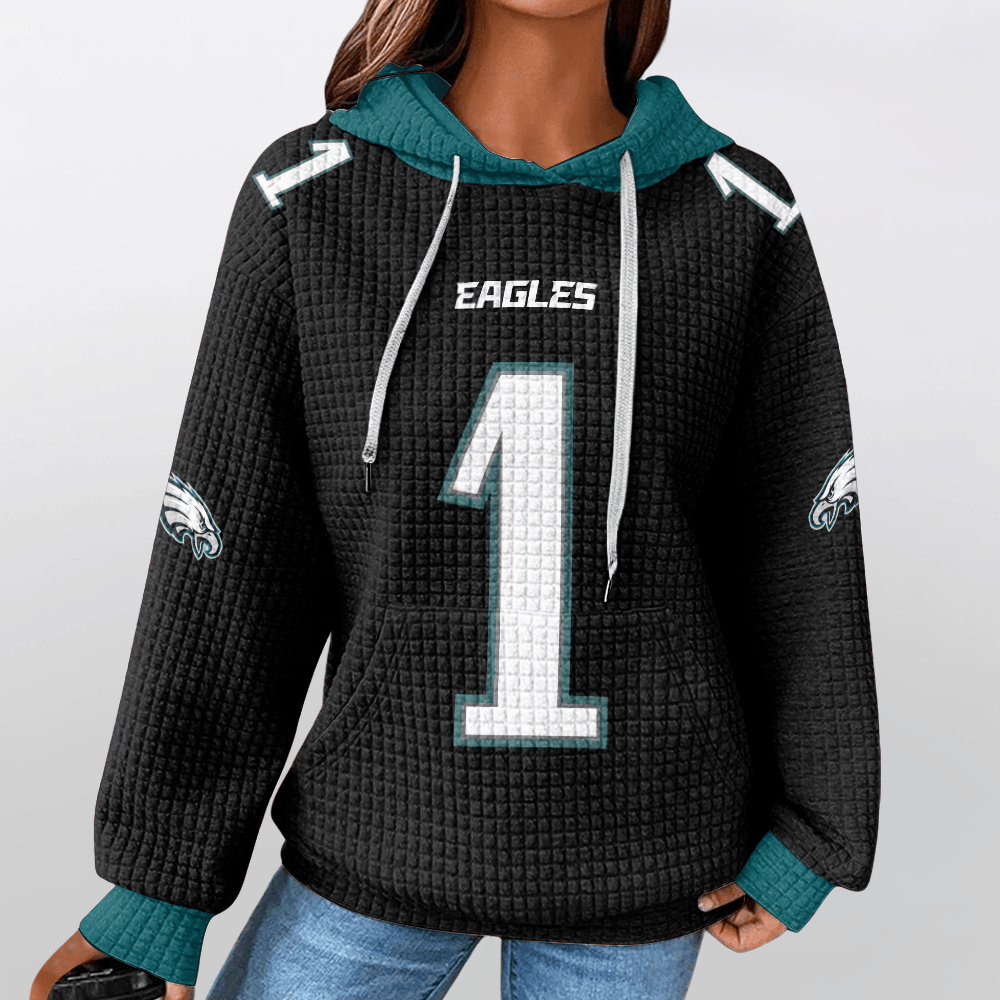 Autographed Unisex Philadelphia J.H 1 Waffle Hoodie