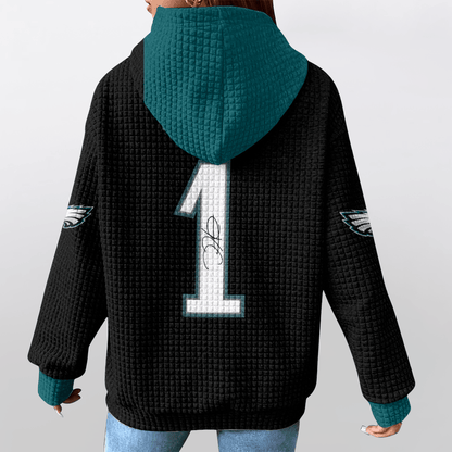 Autographed Unisex Philadelphia J.H 1 Waffle Hoodie
