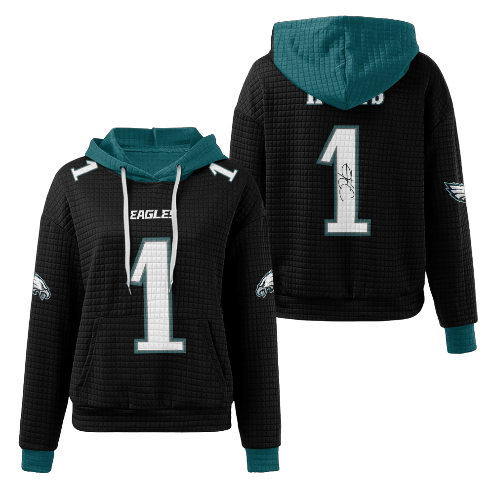 Autographed Unisex Philadelphia J.H 1 Waffle Hoodie