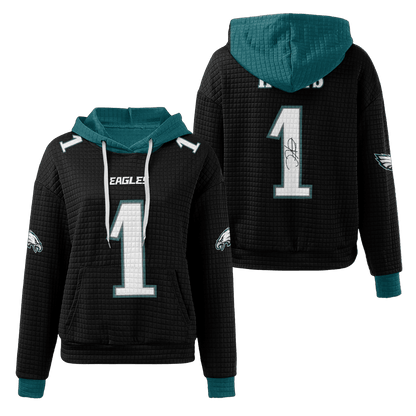 Autographed Unisex Philadelphia J.H 1 Waffle Hoodie