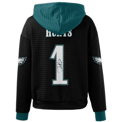 Autographed Unisex Philadelphia J.H 1 Waffle Hoodie
