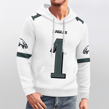 Autographed Unisex Philadelphia J.H 1 Waffle Hoodie