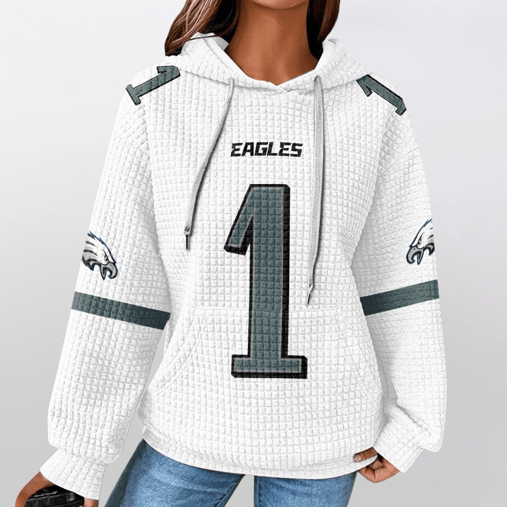 Autographed Unisex Philadelphia J.H 1 Waffle Hoodie