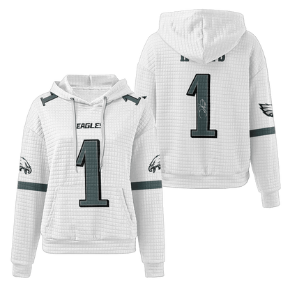 Autographed Unisex Philadelphia J.H 1 Waffle Hoodie