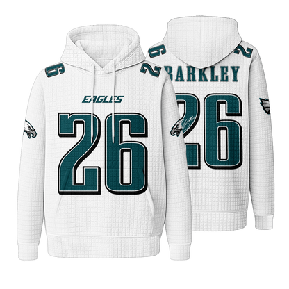 Autographed Unisex Philadelphia S.B 26 Waffle Hoodie