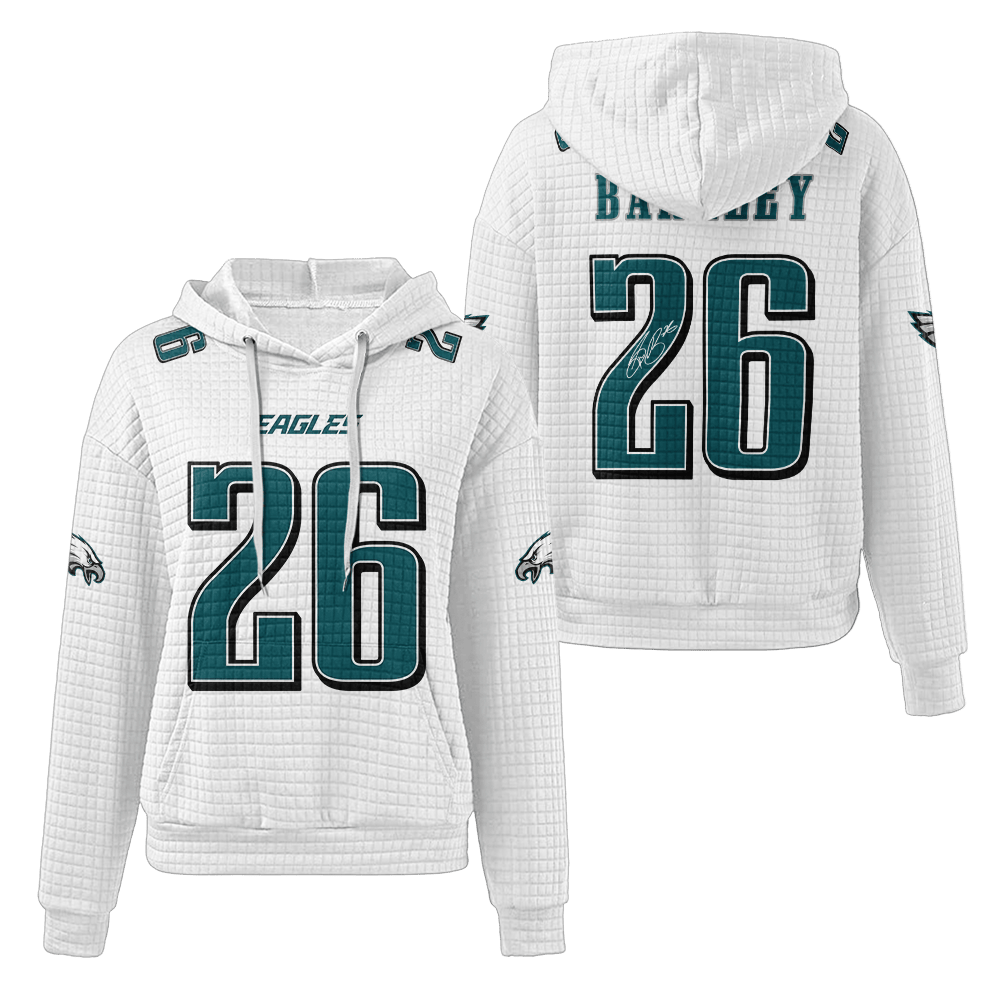 Autographed Unisex Philadelphia S.B 26 Waffle Hoodie