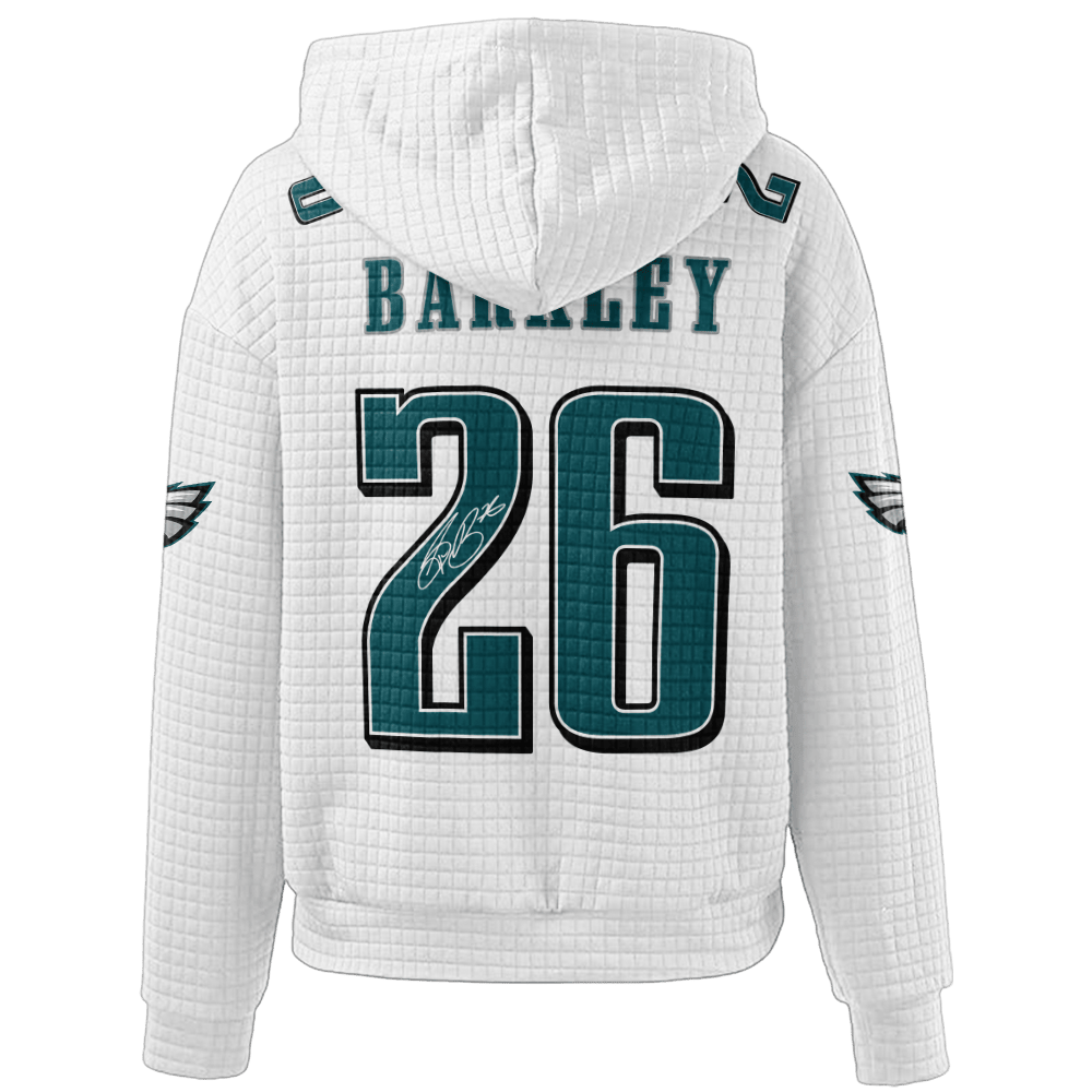 Autographed Unisex Philadelphia S.B 26 Waffle Hoodie