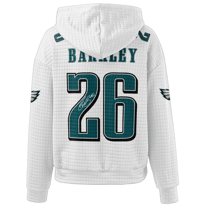 Autographed Unisex Philadelphia S.B 26 Waffle Hoodie