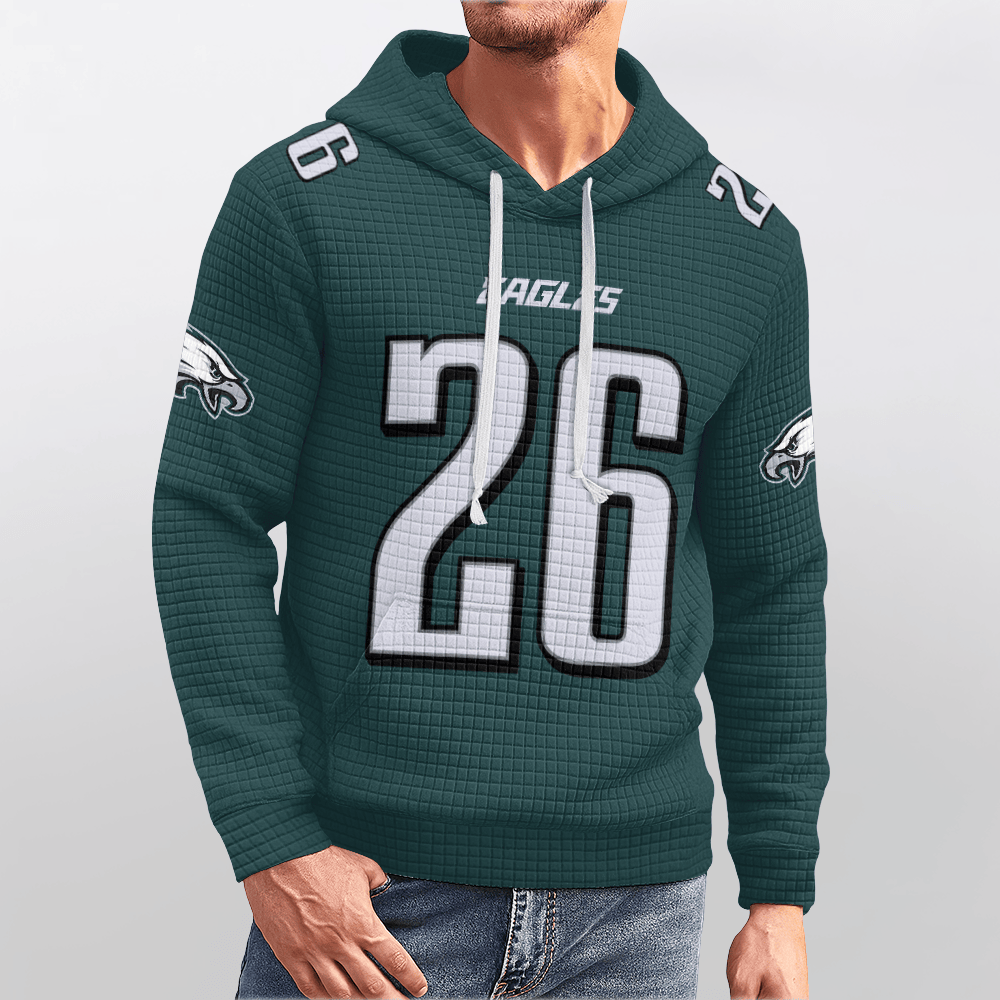 Autographed Unisex Philadelphia S.B 26 Waffle Hoodie