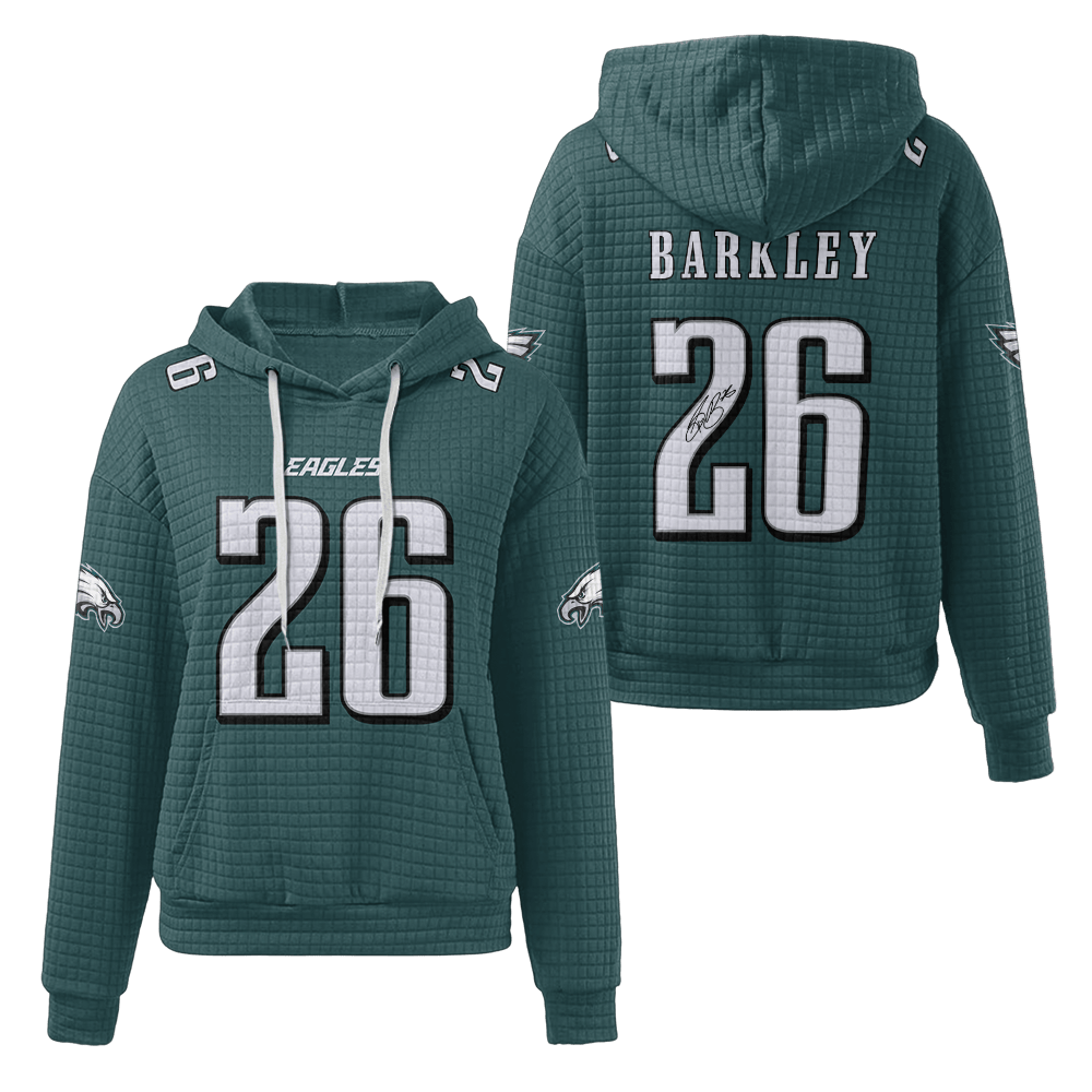 Autographed Unisex Philadelphia S.B 26 Waffle Hoodie