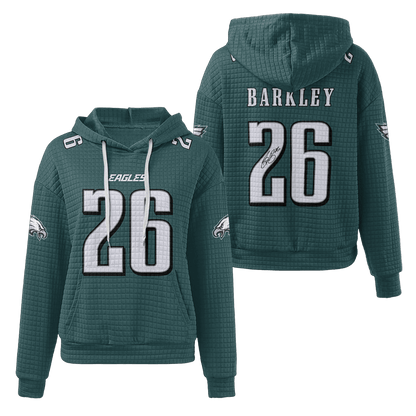 Autographed Unisex Philadelphia S.B 26 Waffle Hoodie