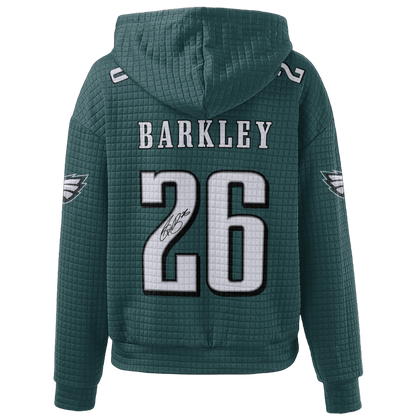 Autographed Unisex Philadelphia S.B 26 Waffle Hoodie