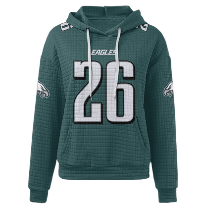 Autographed Unisex Philadelphia S.B 26 Waffle Hoodie