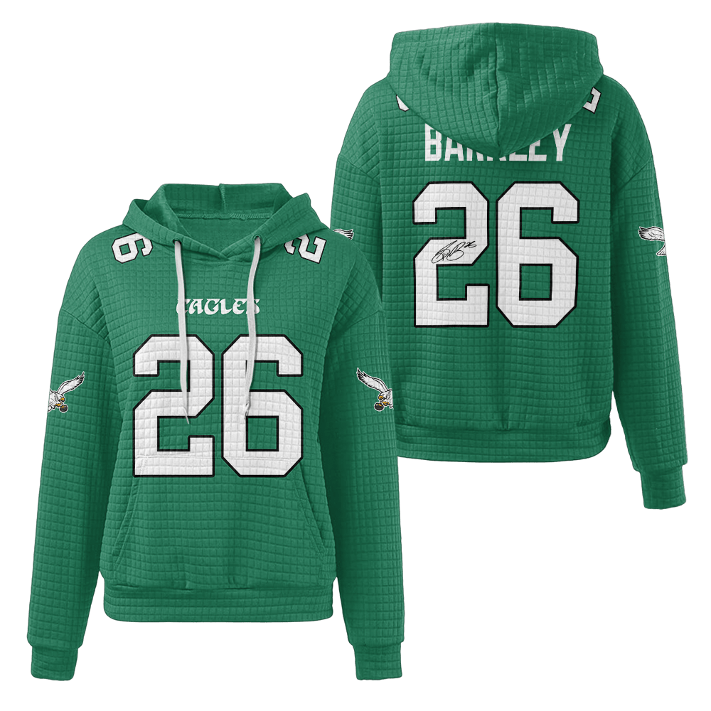 Autographed Unisex Philadelphia S.B 26 Waffle Hoodie