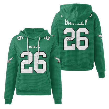 Autographed Unisex Philadelphia S.B 26 Waffle Hoodie