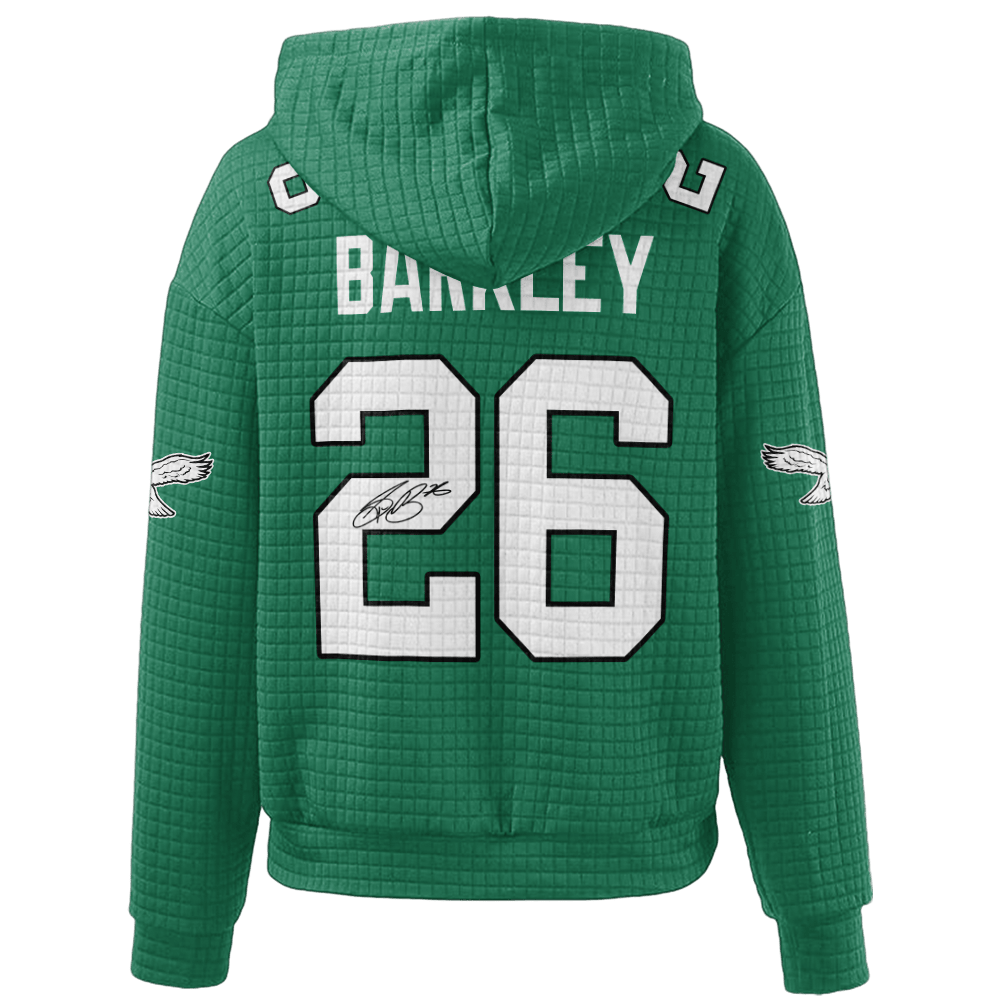 Autographed Unisex Philadelphia S.B 26 Waffle Hoodie