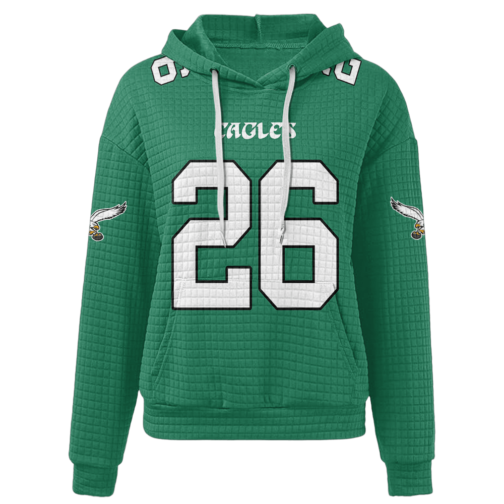 Autographed Unisex Philadelphia S.B 26 Waffle Hoodie