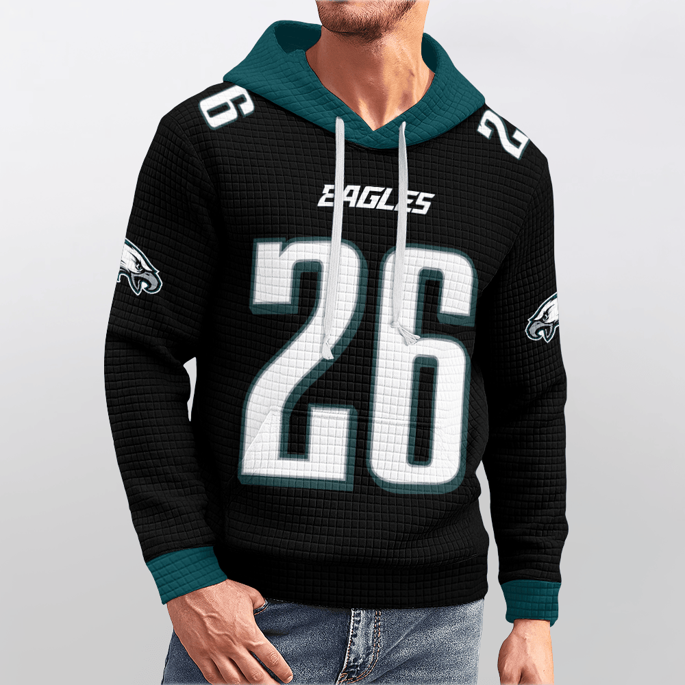 Autographed Unisex Philadelphia S.B 26 Waffle Hoodie