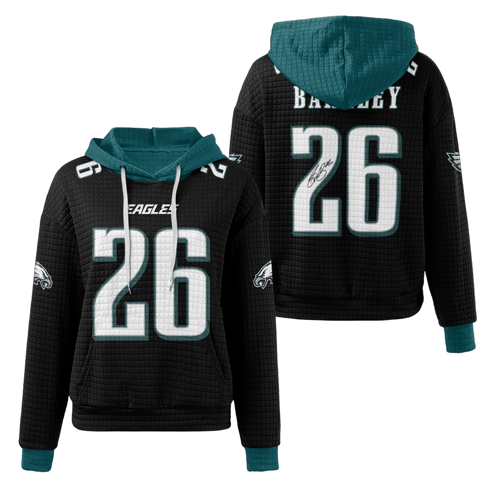 Autographed Unisex Philadelphia S.B 26 Waffle Hoodie