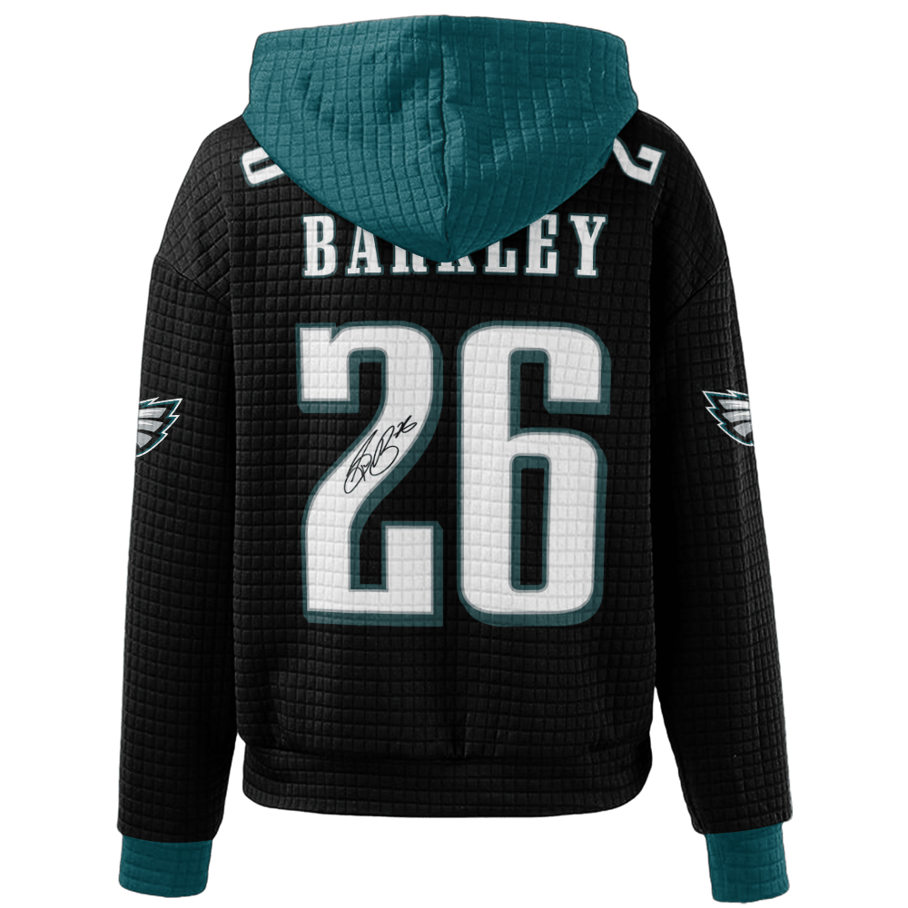 Autographed Unisex Philadelphia S.B 26 Waffle Hoodie