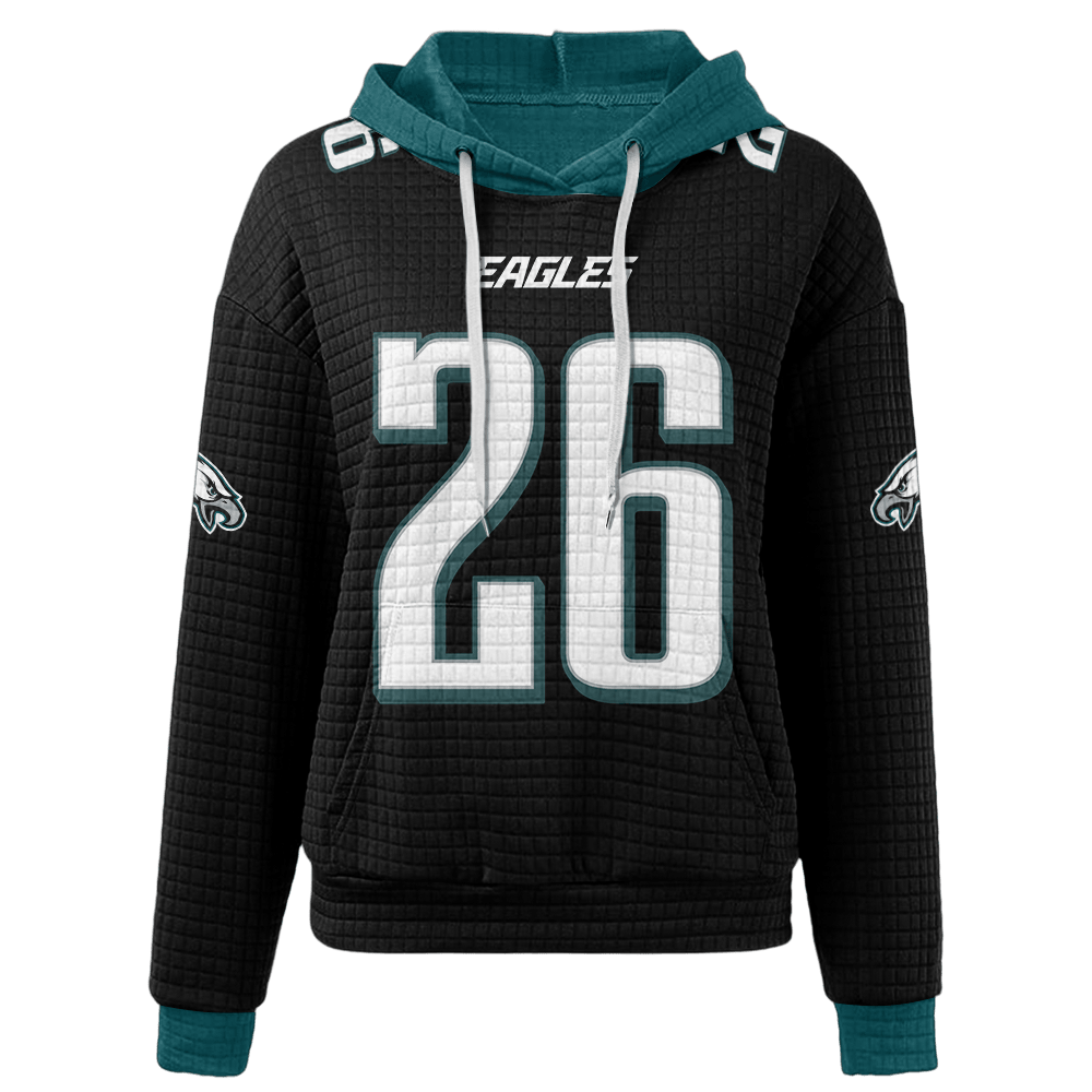 Autographed Unisex Philadelphia S.B 26 Waffle Hoodie