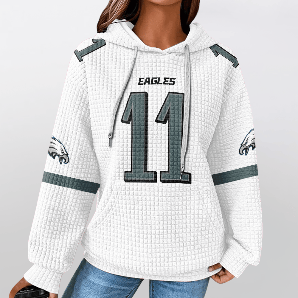 Unisex Philadelphia A.J.B 11 Waffle Hoodie