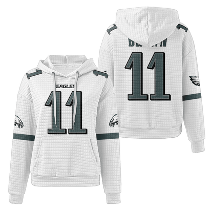 Unisex Philadelphia A.J.B 11 Waffle Hoodie