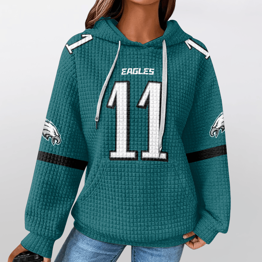 Unisex Philadelphia A.J.B 11 Waffle Hoodie