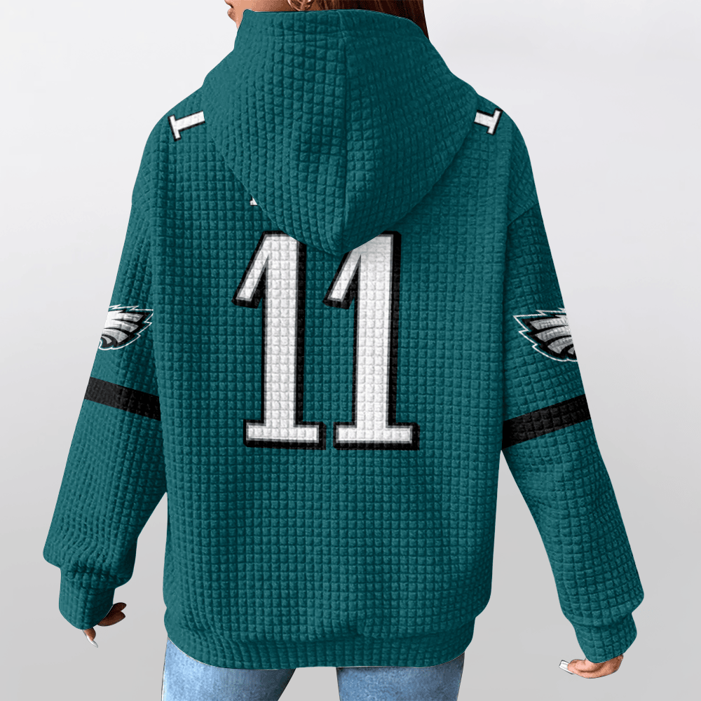 Unisex Philadelphia A.J.B 11 Waffle Hoodie