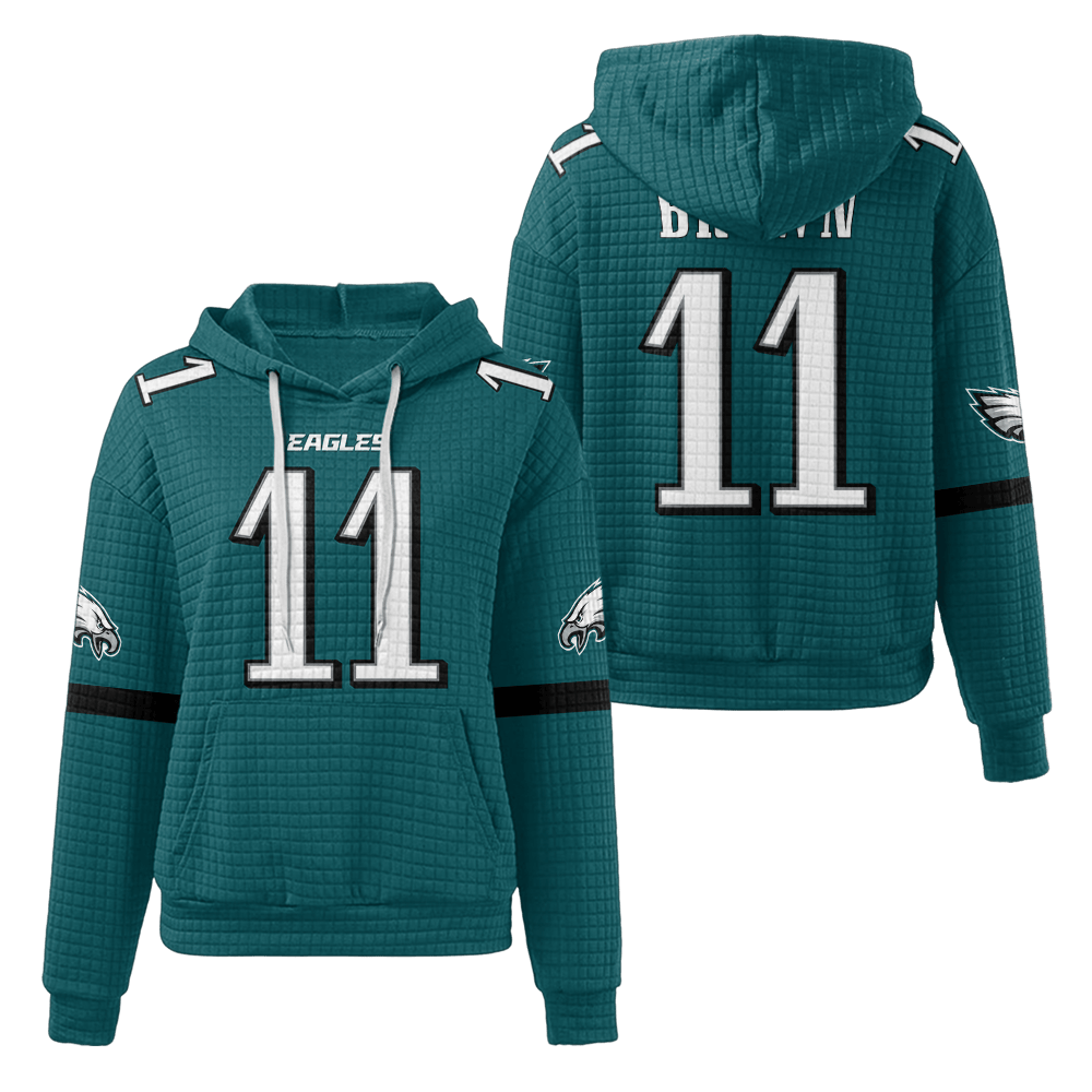 Unisex Philadelphia A.J.B 11 Waffle Hoodie