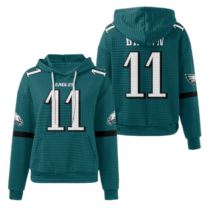 Unisex Philadelphia A.J.B 11 Waffle Hoodie