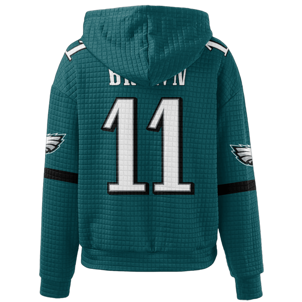 Unisex Philadelphia A.J.B 11 Waffle Hoodie