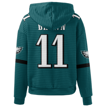 Unisex Philadelphia A.J.B 11 Waffle Hoodie