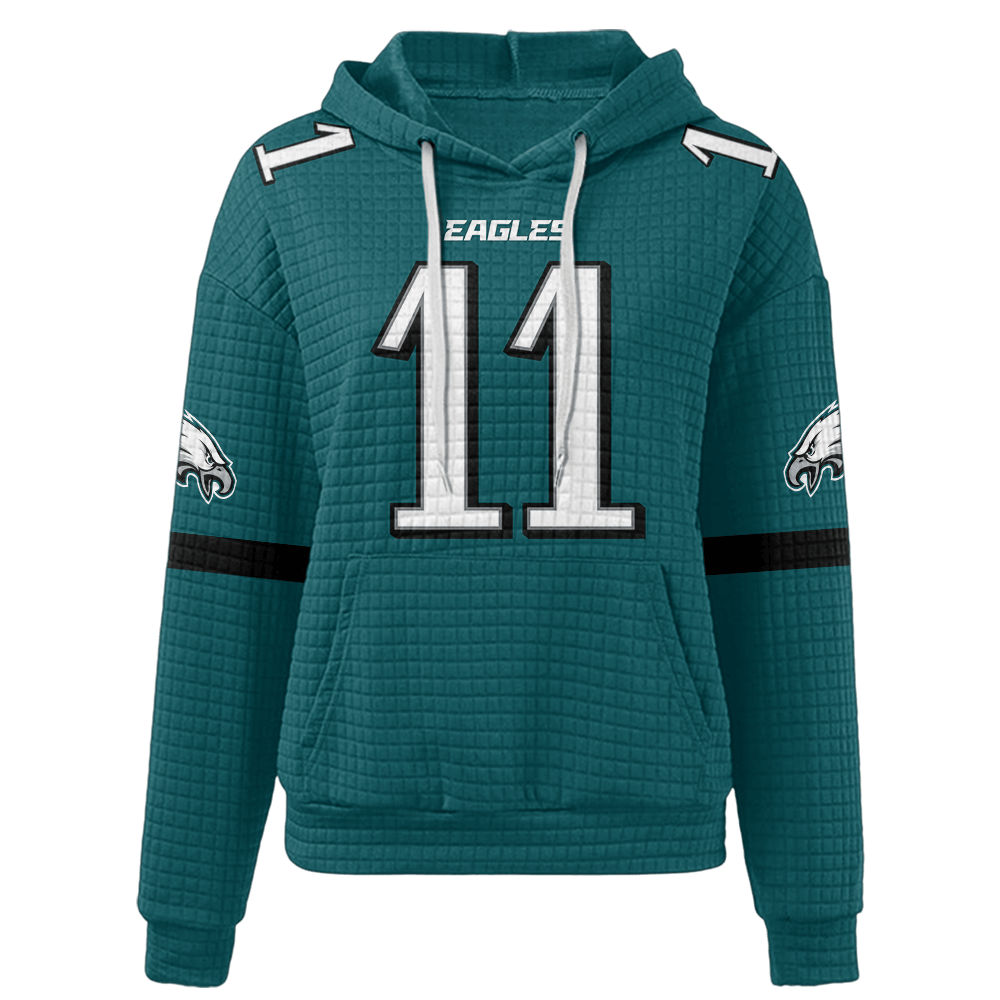 Unisex Philadelphia A.J.B 11 Waffle Hoodie