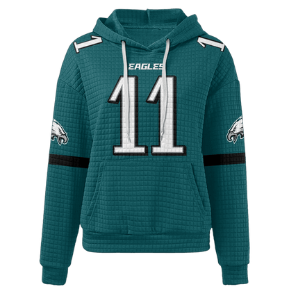 Unisex Philadelphia A.J.B 11 Waffle Hoodie