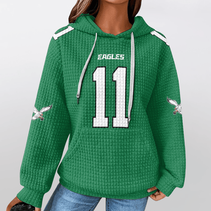 Unisex Philadelphia A.J.B 11 Waffle Hoodie