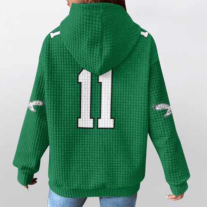 Unisex Philadelphia A.J.B 11 Waffle Hoodie