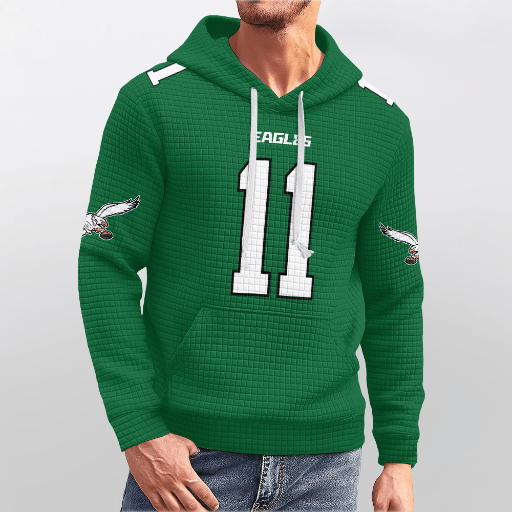 Unisex Philadelphia A.J.B 11 Waffle Hoodie