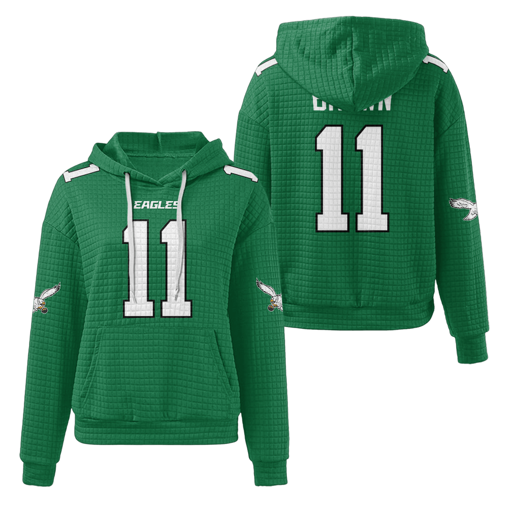Unisex Philadelphia A.J.B 11 Waffle Hoodie