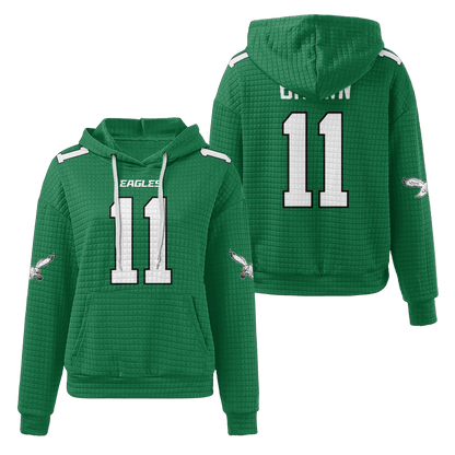 Unisex Philadelphia A.J.B 11 Waffle Hoodie