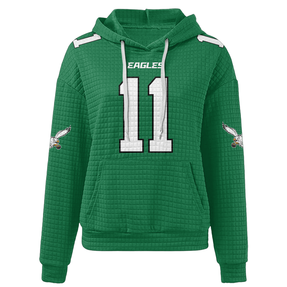 Unisex Philadelphia A.J.B 11 Waffle Hoodie