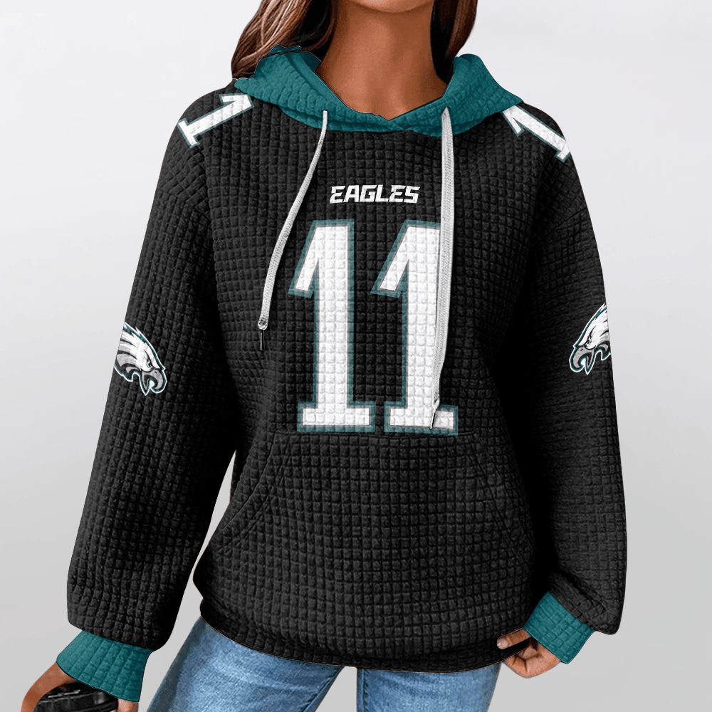 Unisex Philadelphia A.J.B 11 Waffle Hoodie