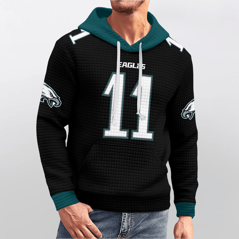 Unisex Philadelphia A.J.B 11 Waffle Hoodie