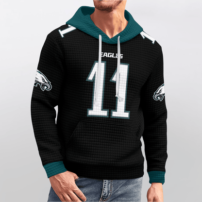 Unisex Philadelphia A.J.B 11 Waffle Hoodie