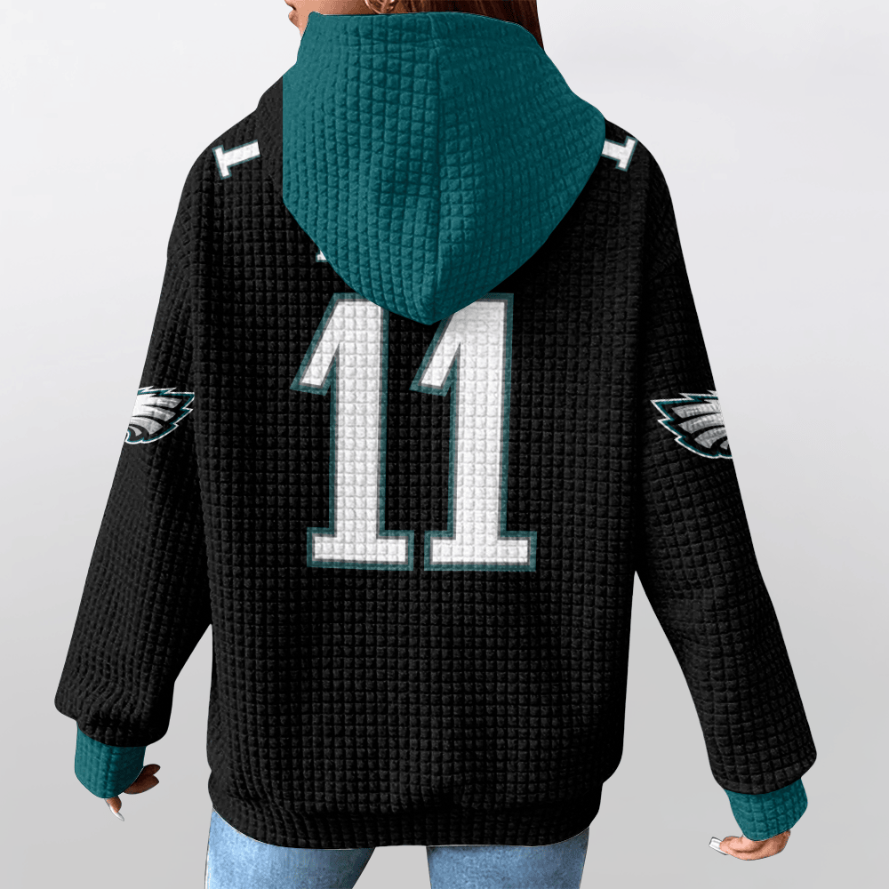 Unisex Philadelphia A.J.B 11 Waffle Hoodie
