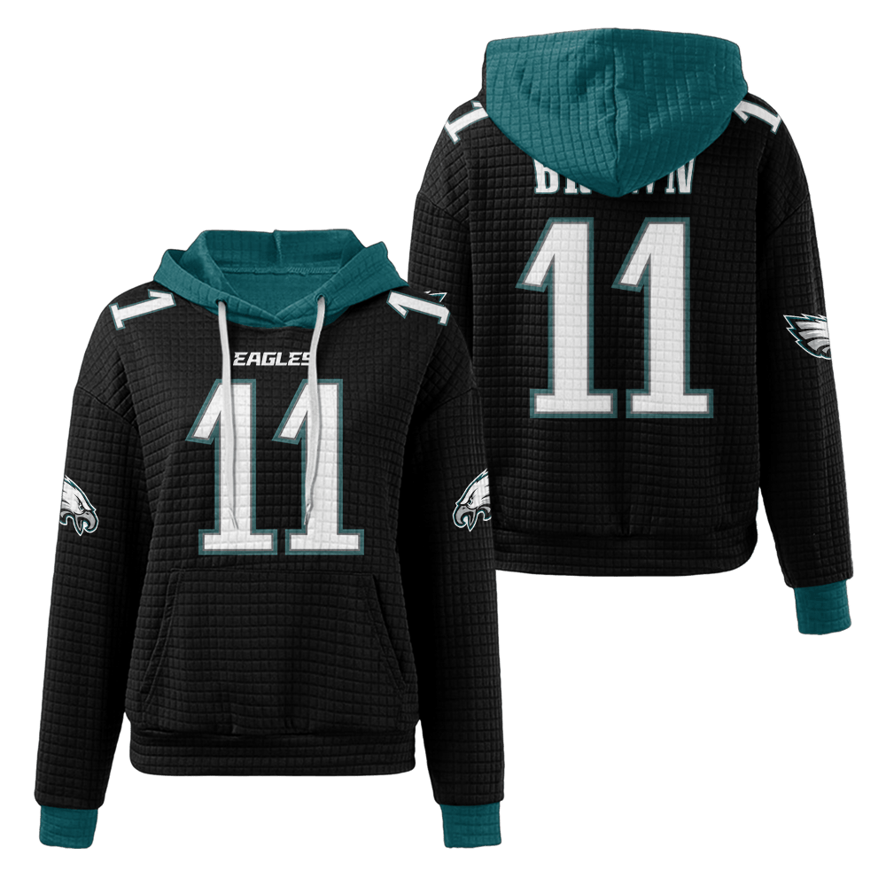 Unisex Philadelphia A.J.B 11 Waffle Hoodie