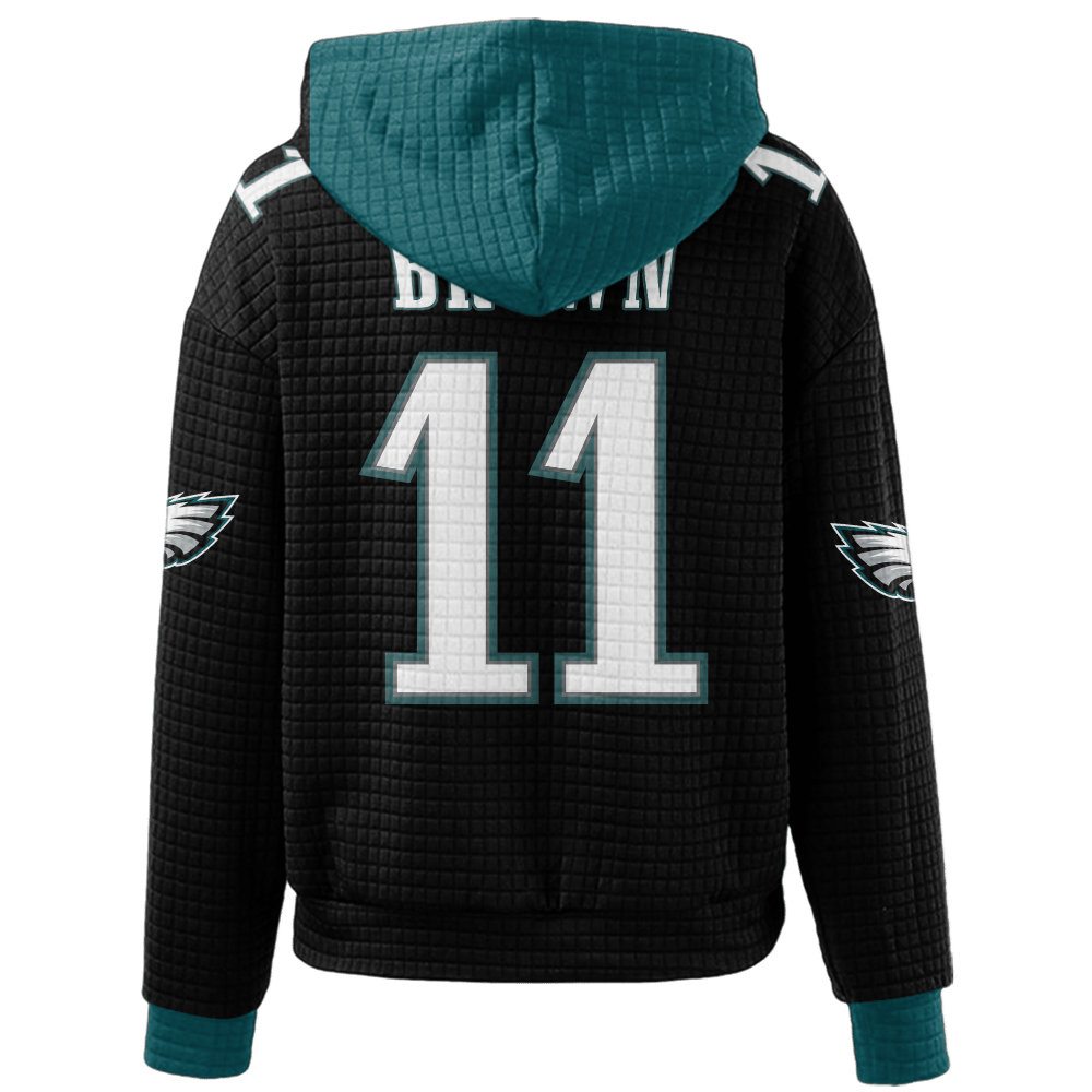 Unisex Philadelphia A.J.B 11 Waffle Hoodie
