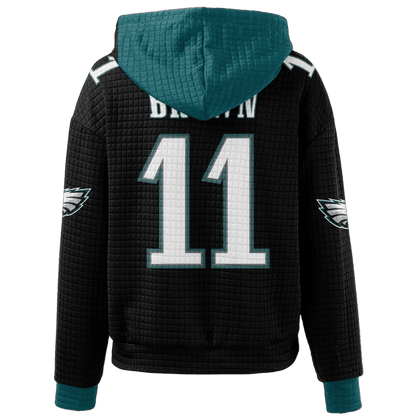 Unisex Philadelphia A.J.B 11 Waffle Hoodie